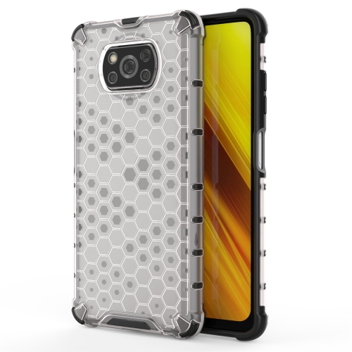 

For Xiaomi POCO X3 NFC Shockproof Honeycomb PC + TPU Case(White)