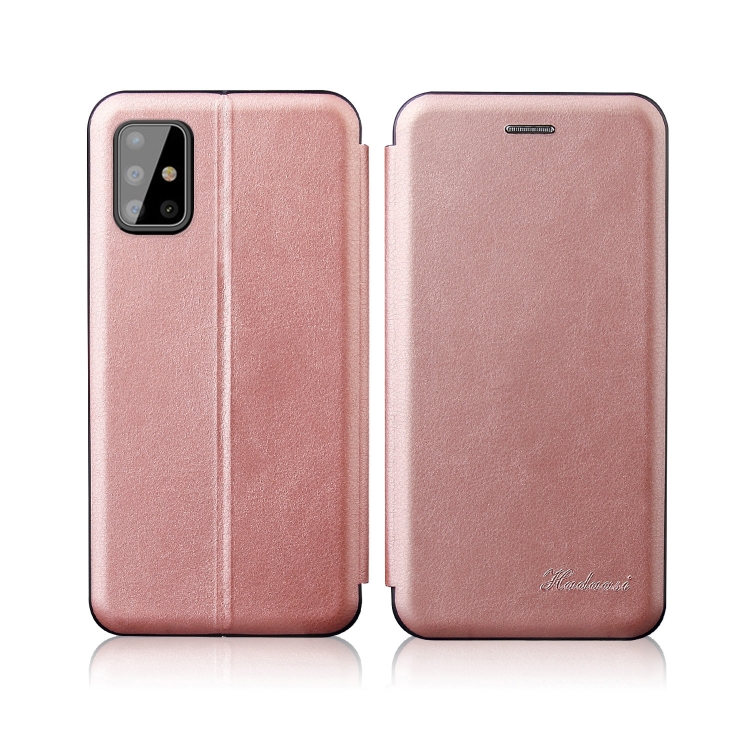 

For Samsung Galaxy S20 FE Integrated Voltage Retro Texture Magnetic TPU+PU Leather Case with Card Slot & Holder(Rose Gold)