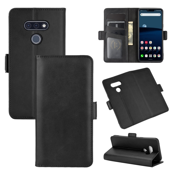 

For LG style3 L-41A Dual-side Magnetic Buckle Horizontal Flip Leather Case with Holder & Card Slots & Wallet(Black)