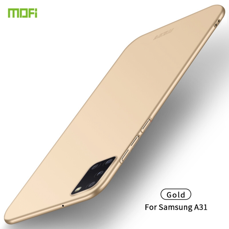 

For Samsung Galaxy A31 MOFI Frosted PC Ultra-thin Hard Case(Gold)