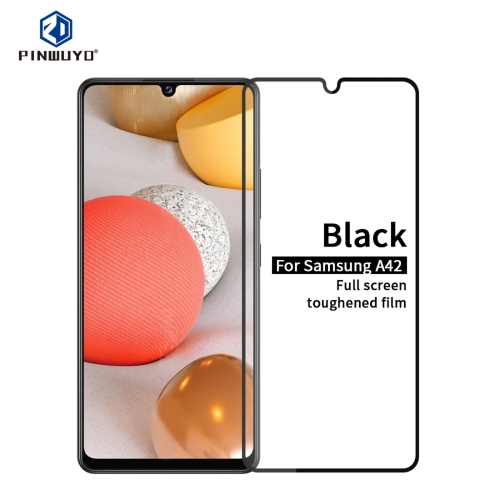 

For Samsung Galaxy A42 PINWUYO 9H 2.5D Full Screen Tempered Glass Film(Black)