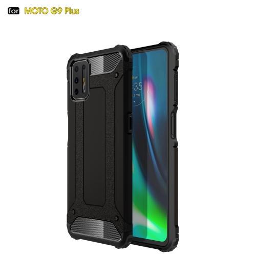 

For Motorola Moto G9 Plus Magic Armor TPU + PC Combination Case(Black)