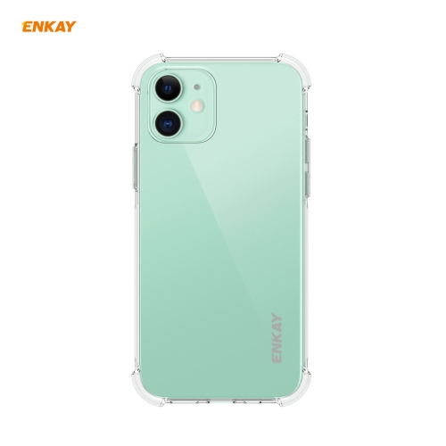 

Hat-Prince ENKAY ENK-PC049 Clear TPU Soft Case Shockproof Cover For iPhone 12 mini