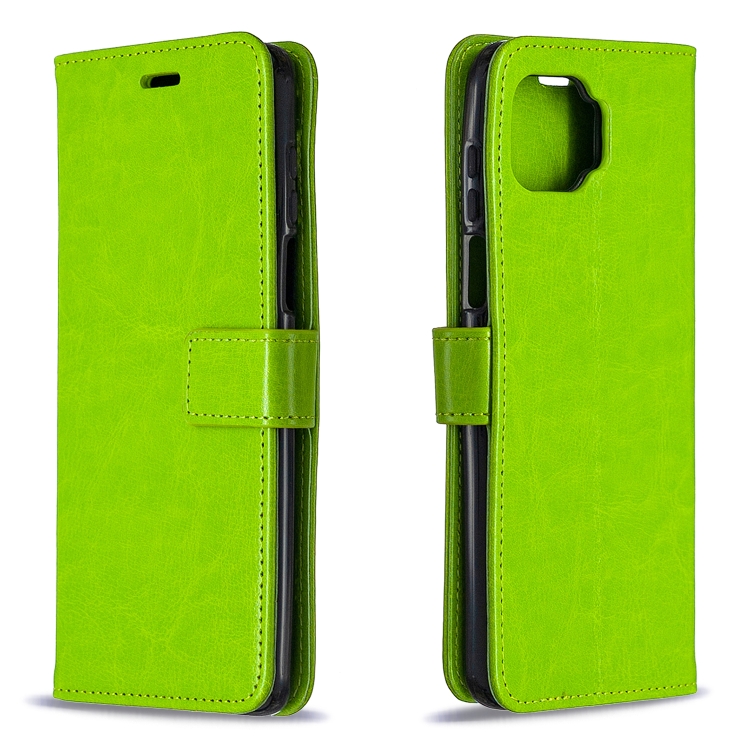

For Motorola Moto G 5G Plus Crazy Horse Texture Horizontal Flip Leather Case with Holder & Card Slots & Wallet & Photo Frame(Green)