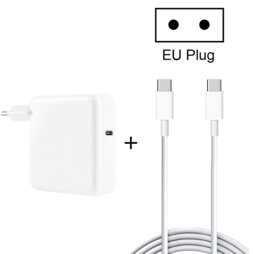 

2 in 1 PD 30W USB-C / Type-C + 3A PD 3.0 USB-C / Type-C to USB-C / Type-C Fast Charge Data Cable Set, Cable Length: 2m, EU Plug