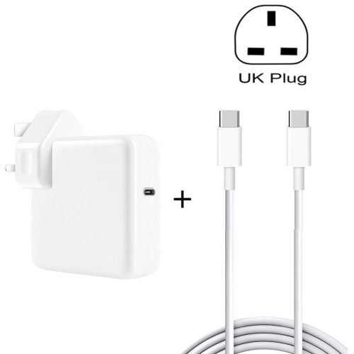 

2 in 1 PD 30W USB-C / Type-C + 3A PD 3.0 USB-C / Type-C to USB-C / Type-C Fast Charge Data Cable Set, Cable Length: 2m, UK Plug
