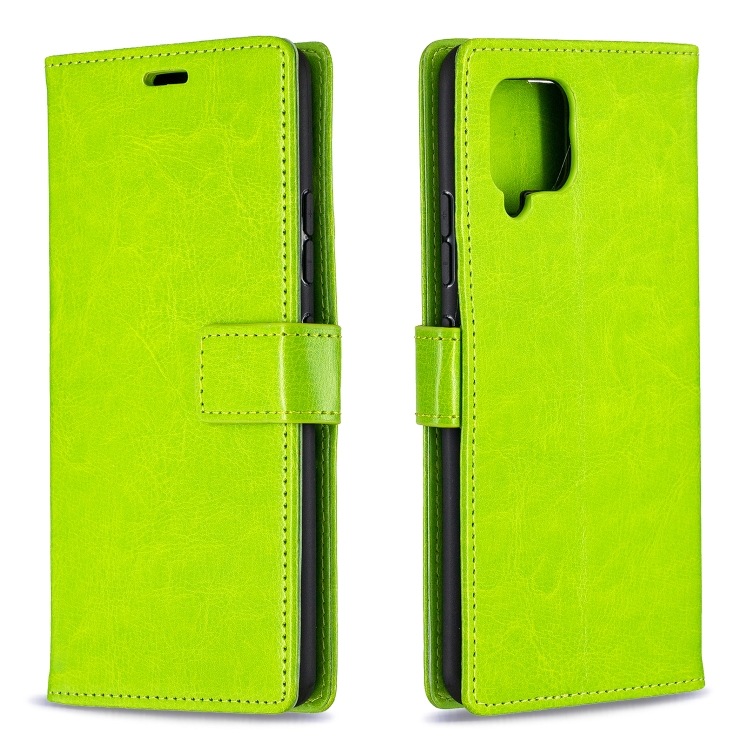 

For Huawei Y5p Crazy Horse Texture Horizontal Flip Leather Case with Holder & Card Slots & Wallet & Photo Frame(Green)