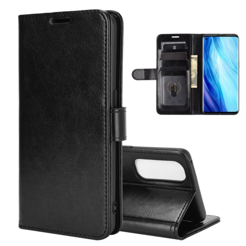 

For OPPO Reno 4 Pro 4G R64 Texture Single Horizontal Flip Protective Case with Holder & Card Slots & Wallet& Photo Frame(Black)