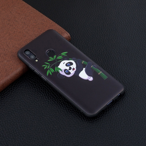 

Embossment Patterned TPU Soft Case for Huawei Honor 10 Lite / P Smart 2019 (Panda and Bamboo)