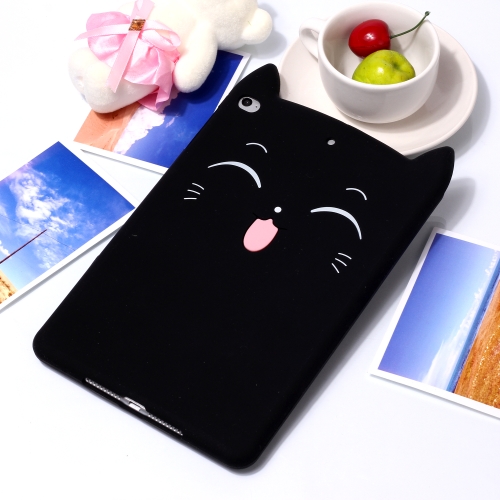 

Happy Cat Pattern Set Silicone Protective Case for iPad mini 5 / mini 4 / mini 3 / mini 2 / mini(Black)