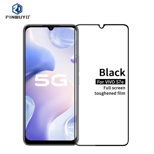 

For vivo S7e PINWUYO 9H 2.5D Full Screen Tempered Glass Film(Black)