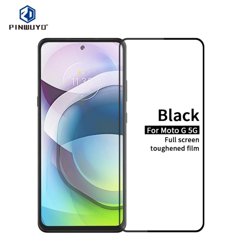 

For MOTO G 5G PINWUYO 9H 2.5D Full Screen Tempered Glass Film(Black)