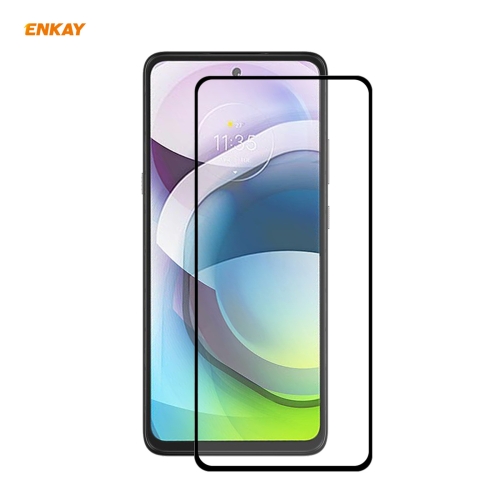 

For Motorola Moto G 5G ENKAY Hat-Prince Full Glue 0.26mm 9H 2.5D Tempered Glass Full Coverage Film