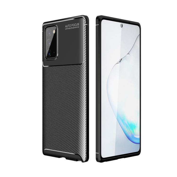 

For Samsung Galaxy S21+ 5G Carbon Fiber Texture Shockproof TPU Case(Black)