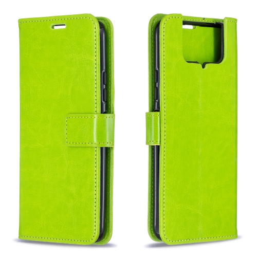 

For Asus Zenfone 7 ZS670KS Crazy Horse Texture Horizontal Flip Leather Case with Holder & Card Slots & Wallet & Photo Frame(Green)