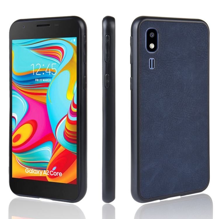 

Shockproof Sheep Skin PC + PU + TPU Case For Samsung Galaxy A2 Core(Blue)