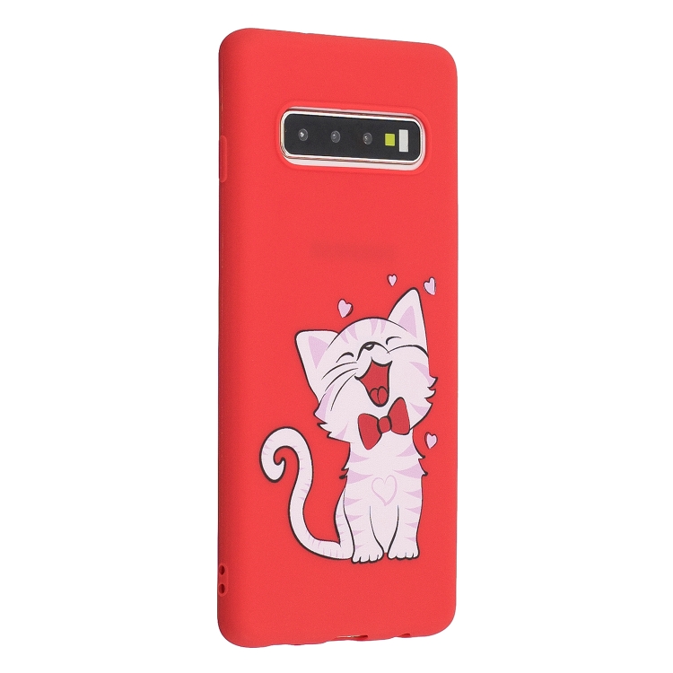 

Frosted Pattern TPU Protective Case for Galaxy S10(Cat)