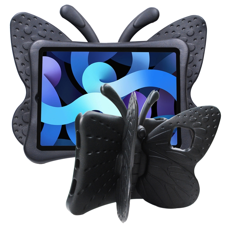 

Butterfly Bracket Style EVA Children Shockproof Protective Case For iPad Air (2020) 10.9(Black)