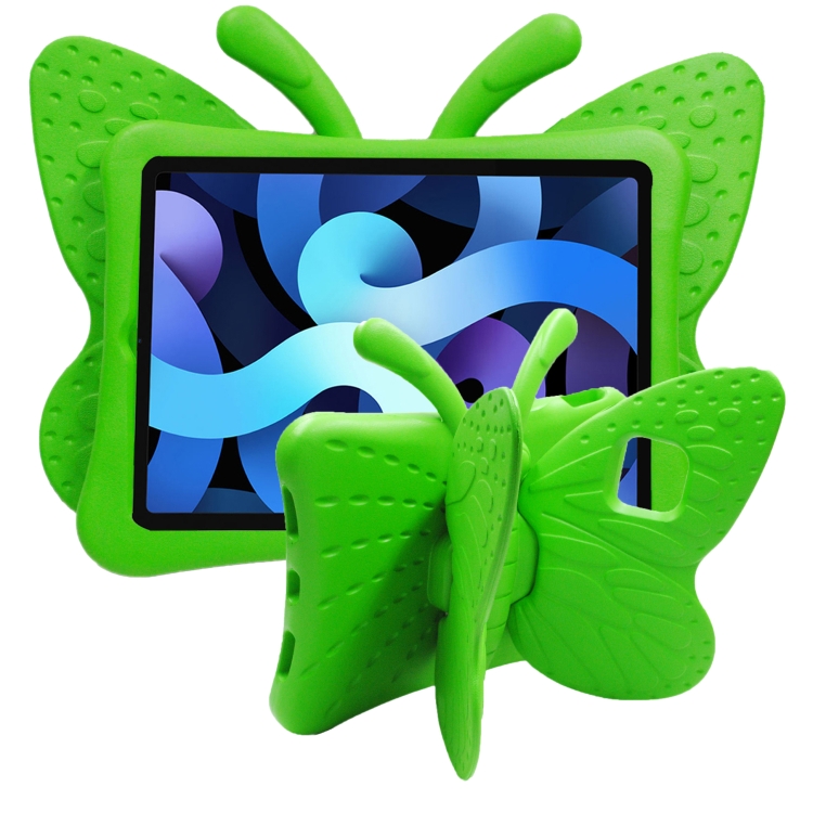 

Butterfly Bracket Style EVA Children Shockproof Protective Case For iPad Air (2020) 10.9(Green)