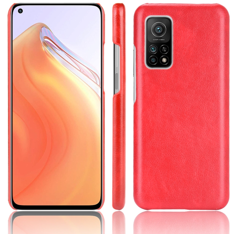 

For Xiaomi Mi 10T / Mi 10T Pro Shockproof Litchi Texture PC + PU Case(Red)