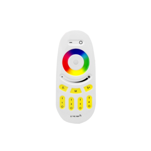 

FUT096 2.4G Miboxer Button Type RGBW RF 4-Zone Wireless LED Remote Controller for LED RGBW Bulb or Strip