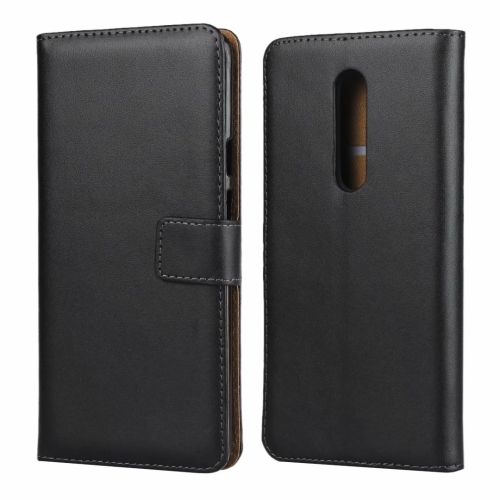 

Horizontal Flip Leather Case for OnePlus 7 Pro, with Magnetic Clasp & Holder & Card Slot & Wallet(Black)