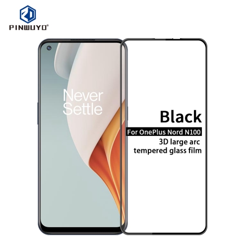 

For OnePlus Nord N100 PINWUYO 9H 3D Curved Full Screen Explosion-proof Tempered Glass Film(Black)