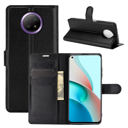 

For Xiaomi Redmi Note 9 5G Litchi Texture Horizontal Flip Protective Case with Holder & Card Slots & Wallet(Black)