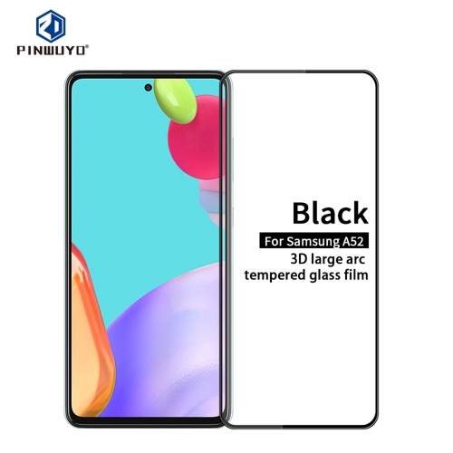 

For Samsung Galaxy A52 PINWUYO 9H 3D Curved Full Screen Explosion-proof Tempered Glass Film(Black)