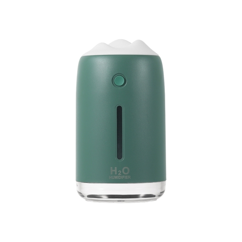 

Snow Mountain Simple Mini Home Silent Bedroom Student Dormitory Office Portable USB Wireless Persistent Air Humidifier(green)