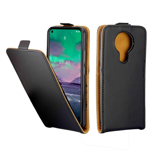 

For Nokia3.4 Business Style Vertical Flip TPU Leather Case with Card Slot(Black)