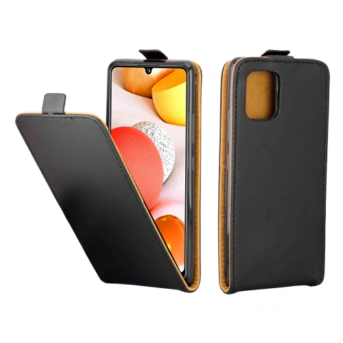 

For Samsung Galaxy A42(5G) Business Style Vertical Flip TPU Leather Case with Card Slot(Black)