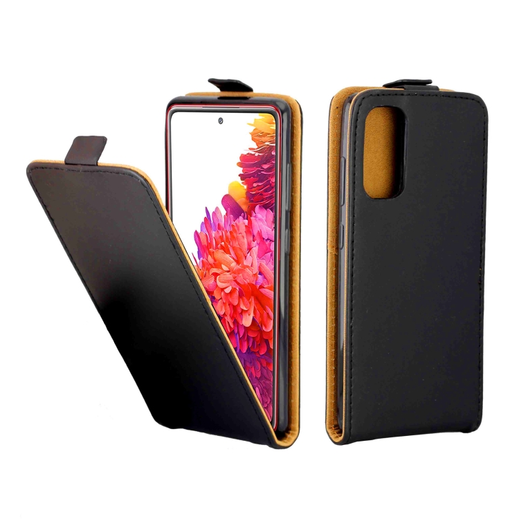 

For Samsung Galaxy S20FE(4/5G) Business Style Vertical Flip TPU Leather Case with Card Slot(Black)