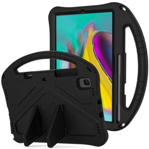 

For Galaxy Tab S5e T720/T725 EVA Flat Anti Falling Protective Case Shell with Holder(Black)