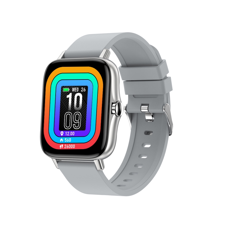 

T42 1.7 inch Color Screen Smart Watch, IP67 Waterproof, Support Bluetooth Call/Heart Rate Monitoring/Blood Pressure Monitoring/Blood Oxygen Monitoring/Sleep Monitoring(Silver)