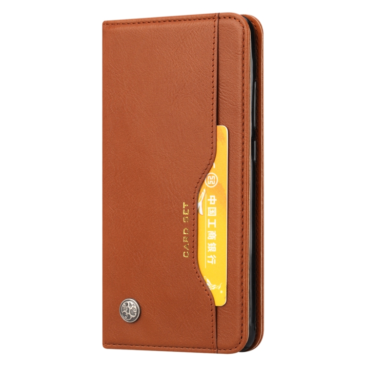

Knead Skin Texture Horizontal Flip Leather Case for Xiaomi Redmi Note 5 / Note 5 Pro, with Photo Frame & Holder & Card Slots & Wallet(Brown)