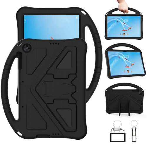 

For Lenovo Tab P10 TB-X705F/L EVA Flat Anti Falling Protective Case Shell with Holder(Black)