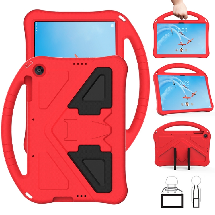 

For Lenovo Tab P10 TB-X705F/L EVA Flat Anti Falling Protective Case Shell with Holder(Red)
