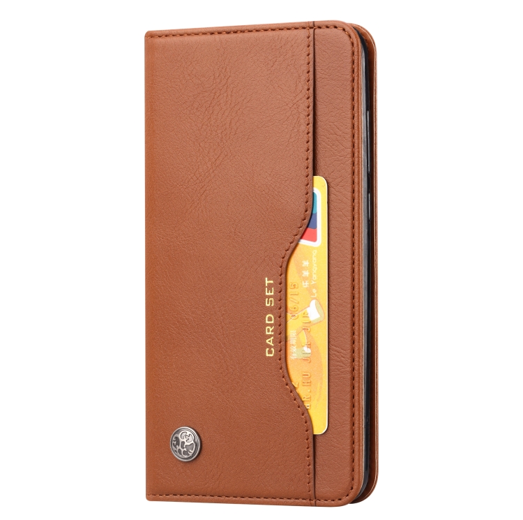 

Knead Skin Texture Horizontal Flip Leather Case for Xiaomi Redmi 5 Plus, with Photo Frame & Holder & Card Slots & Wallet(Brown)