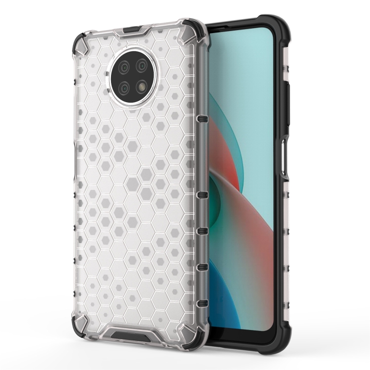 

For Xiaomi Redmi Note9T Shockproof Honeycomb PC + TPU Case(White)