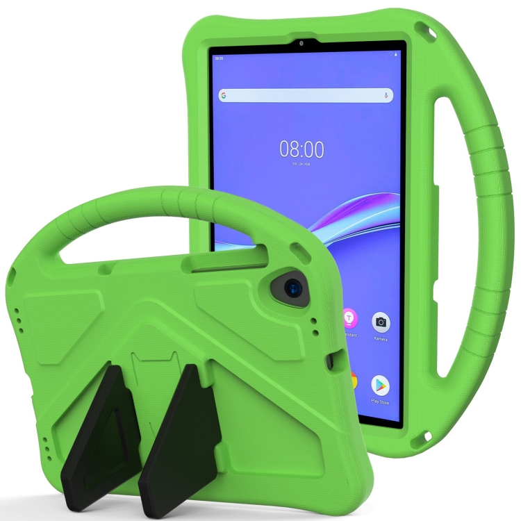 

For Lenovo M10 Plus X606 EVA Flat Anti Falling Protective Case Shell with Holder(Green)