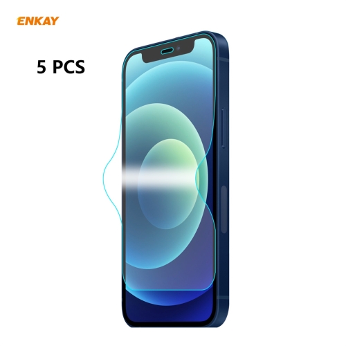 

5 PCS ENKAY Hat-Prince 0.1mm 3D Full Screen Protector Explosion-proof Hydrogel Film For iPhone 12 / 12 Pro