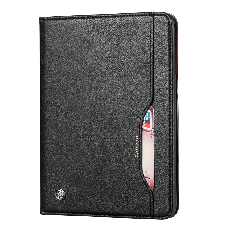 

Knead Skin Texture Horizontal Flip Leather Case for iPad 9.7 2018 / 2017 / Air / Air 2/Pro 9.7, with Photo Frame & Holder & Card Slots & Wallet(Black)