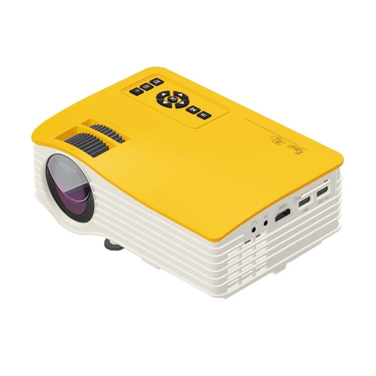 

UC38DH 1080P LCD Mini Portable Phone with Screen Projector, Power Plug:EU Plug