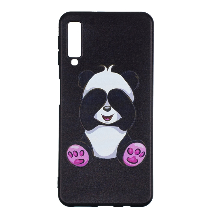 

Embossment Patterned TPU Soft Protector Cover Case for Samsung Galaxy A7&A750(Panda)