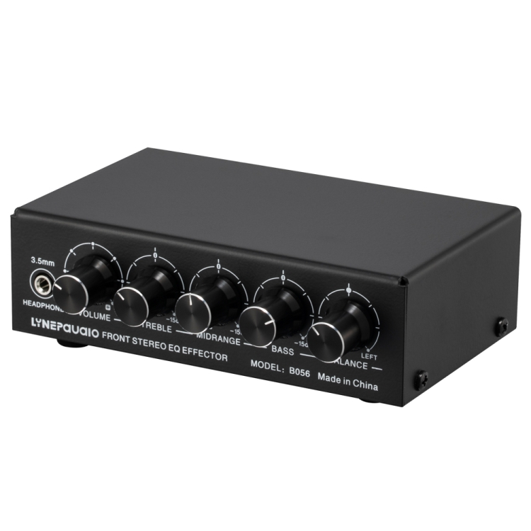 

3-Channel Mixer Front Stereo Amplifier High / Mid / Bass Adjuster, USB 5V Power Supply, US Plug
