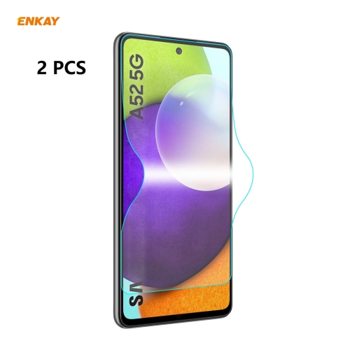 

For Samsung Galaxy A52 5G 5 PCS ENKAY Hat-Prince 0.1mm 3D Full Screen Protector Explosion-proof Hydrogel Film