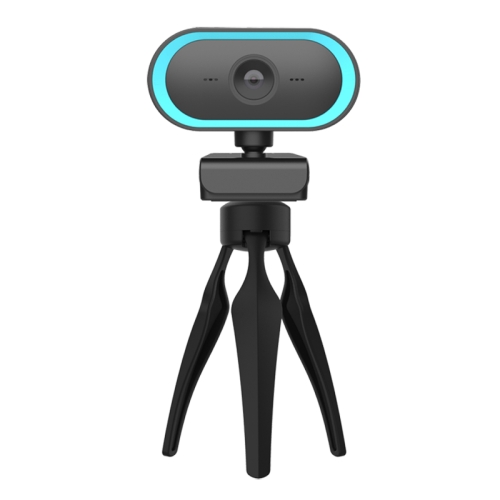 

C11 2K Picture Quality HD Without Distortion 360 Degrees Rotate Built-in Microphone Sound Clear Webcams with Tripod(Blue)