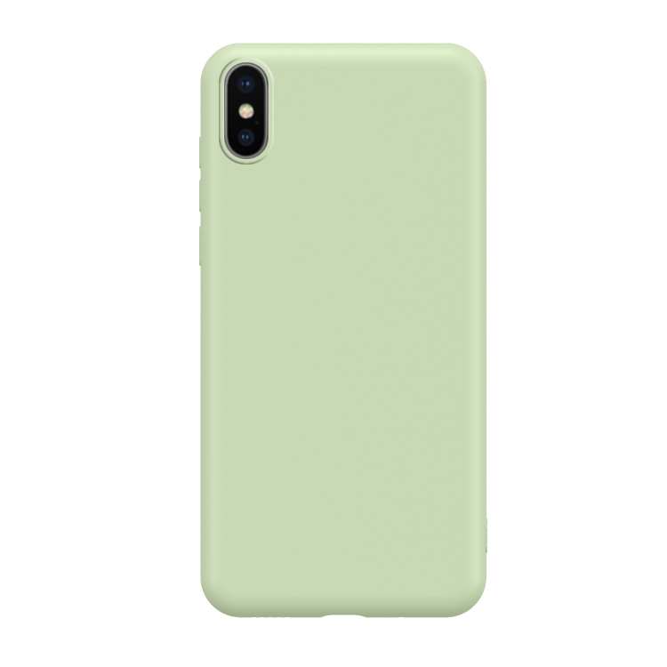 

Ultra-thin Liquid Silicone All-inclusive Mobile Phone Case Environmentally Friendly Material Can Be Washed Mobile Phone Case For IPhone XS MAX(Green)