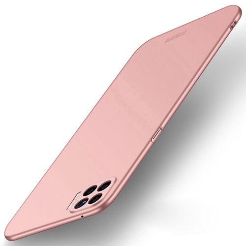 

For OPPO F17 Pro / A93 MOFI Frosted PC Ultra-thin Hard Case(Rose Gold)